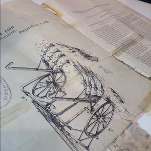 RARE 1885 Authentic US Patent by David W. Bash!